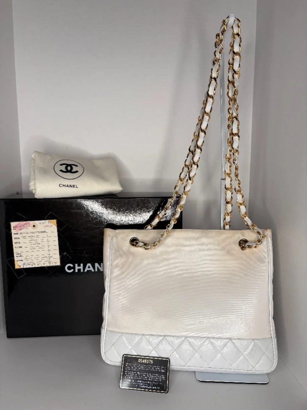 Chanel  Vintage Quilted Chain Tote